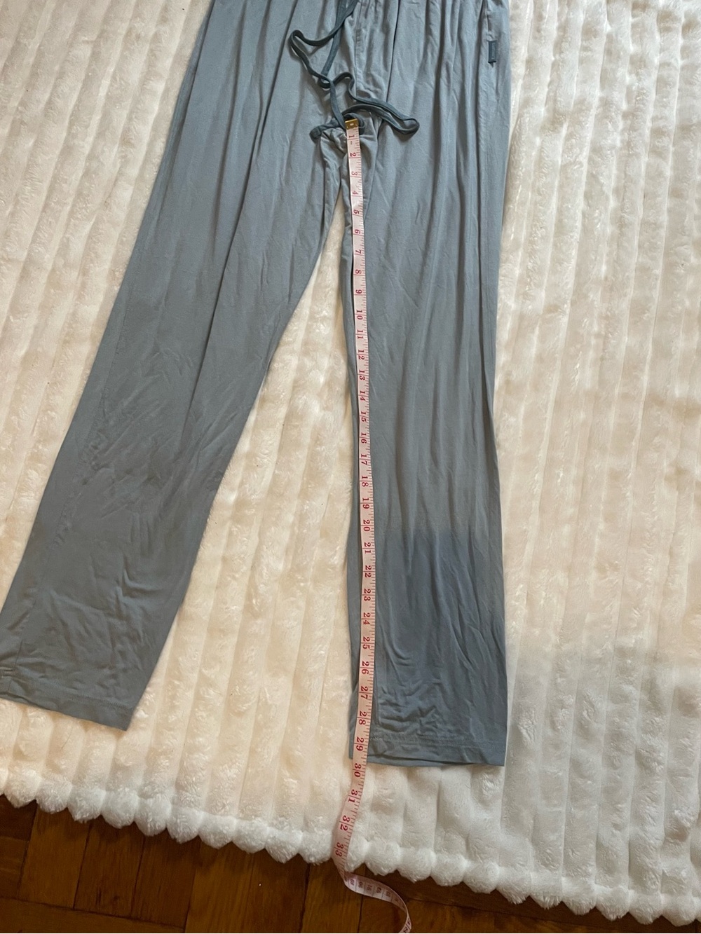 Women's Light Blue Hooded Lounge Set - Soft Sleep Pajamas - Picture 12 of 16